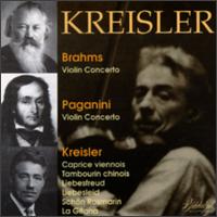 Brahms, Paganini: Violin Concertos; Fritz Kreisler: Caprice viennois; Tambourin chinois; Liebesfreud; Liebeslied; etc von Fritz Kreisler