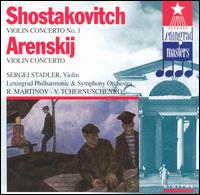 Arensky: Violin Concerto; Shostakovich: Violin Concerto No. 1 von Various Artists