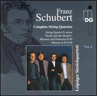 Schubert: Complete String Quartets, Vol. 4 von Leipziger Streichquartett
