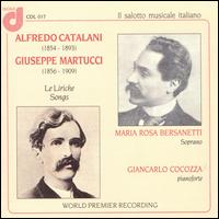 Alfredo Catalani, Giuseppe Martuddi: Le Liriche Songs von Maria Rosa Bersanetti