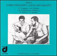 Duo Mario Fragnito & Lucio Matarazzo play F. Gragnani, M. Giuliana, M. Castelnuovo-Tedesco, A. Jolivet & G. Rosetta von Various Artists