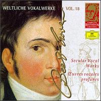 Beethoven: Secular Vocal Works von Various Artists