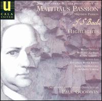 The Jonathan Miller Production of Bach's St. Matthew Passion (Highlights) von Paul Goodwin