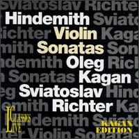 Paul Hindemith: Violin Sonatas von Oleg Kagan