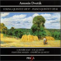 Dvorák: String Quintet Op. 97; Piano Quintet Op. 81 von Various Artists