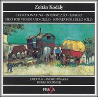 Kódaly: Cello Sonatina; Intermezzo; Adagio von Various Artists