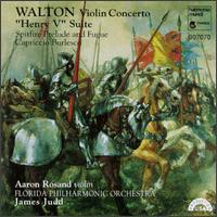 Sir William Walton: Violin Concerto; Henry V Suite; Spitfire Prelude and Fugue; Capriccio Burlesco von James Judd