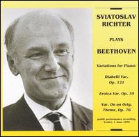 Sviatoslav Richter plays Beethoven's Variations for Piano von Sviatoslav Richter