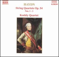 Haydn: String Quartets, Op. 54, Nos. 1-3 von Kodaly Quartet