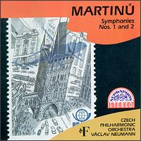 Bohuslav Martinu: Symphonies Nos. 1 & 2 von Václav Neumann