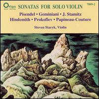 Sonatas for Solo Violin von Steven Staryk