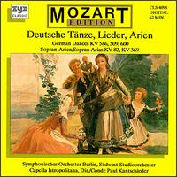 Mozart: Deutsche Tänze, Lieder, Arien von Various Artists