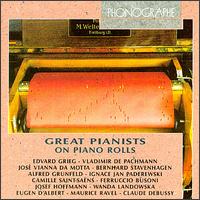 Great Pianists on Piano Rolls von Various Artists