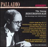 The Young Rostropovich von Mstislav Rostropovich