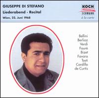 Giuseppe di Stefano: Liederabend (Wien, 22. Juni 1968) von Giuseppe di Stefano