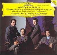 Anton Webern: Works for String Quartet; String Trio Op. 20 von Emerson String Quartet