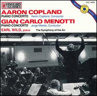 Aaron Copland, Gian Carlo Menotti: Piano Concertos von Earl Wild