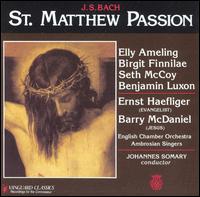 Bach: St. Matthew Passion von Johannes Somary