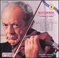 Luigi Boccherini: Quintet for Guitar and Strings "La Ritarda de Madrid"; Quintet for Strings in E major, Op. 13 No. 5 von Alexander Schneider