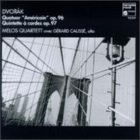 Dvorák: Quatuor Op. 96 "American"; Quintette à cordes Op. 97 von Melos Quartett Stuttgart