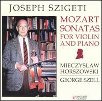 Joseph Szigeti Mozart Sonatas for Violin and Piano von Joseph Szigeti