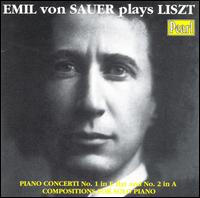 Emil von Sauer plays Liszt von Emil von Sauer