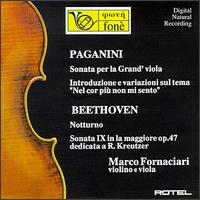 Paganini: Sonata per la Grand' viola; Introduzione e variozioni; Beethoven: Notturno von Various Artists