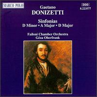 Donizetti: Sinfonias, Transcribed from String Quartets von Various Artists