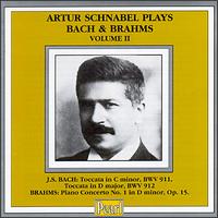 Artur Schnabel Plays Bach & Brahms von Artur Schnabel