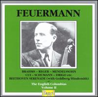 Feuermann: The English Columblas, Vol. 2 von Emanuel Feuermann