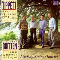 Britten: String Quartet No3, Op94; Tippett: String quartet No4 von The Lindsays