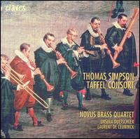 Thomas Simpson: Taffel Consort von Novus Quartet