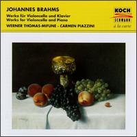Brahms: Works for Piano and Cello von Various Artists