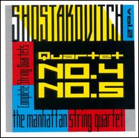 Shostakovich: String Quartets Nos. 4, 5 von Manhattan String Quartet