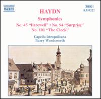 Haydn: Symphonies Nos. 45, 94 & 101 von Capella Istropolitana