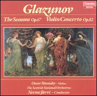 Alexander Glazunov: The Seasons, Op. 67; Violin Concerto, Op. 82 von Neeme Järvi