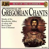 Festival of Gregorian Chants von Benedictine Monks from the Abbey of El Calcat