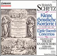 Schutz: Kleine Geistliche Konzerte, SWV 282-304 von Various Artists
