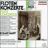 C.P.E. Bach: Flute Concertos, Vol.1 von Eckart Haupt