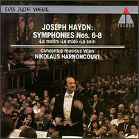 Joseph Haydn: Symphonies Nos. 6-8 "Le matin," "Le midi," "Le soir" von Nikolaus Harnoncourt