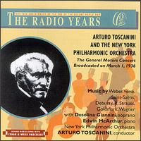 The General Motors Concert, March 1936 von Arturo Toscanini