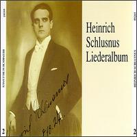 Heinrich Schlusnus Liederalbum von Heinrich Schlusnus