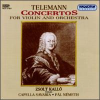 Telemann: Concertos for Violin and Orchestra von Various Artists