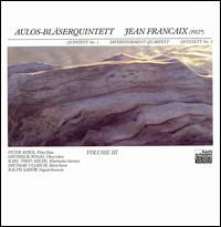 Jean Francaix: Quintets Nos. 1 & 2; Divertissement Quartett von Aulos Wind Quintet