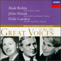 Great Voices Of The 50's, Vol. III von Mado Robin