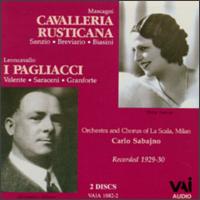Mascagni: Cavalleria Rusticana/Leoncavallo: I Pagliacci von Delia Sanzio