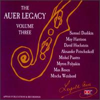 The Auer Legacy, Vol. 3 von Various Artists