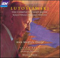 Lutoslawski: Chamber Music with Piano von Various Artists