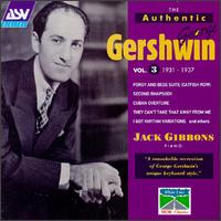 The Authentic George Gershwin, Vol. 3 von Jack Gibbons