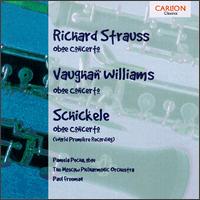 Strauss, Vaughan Williams, Schickele: Works for Oboe von Various Artists
